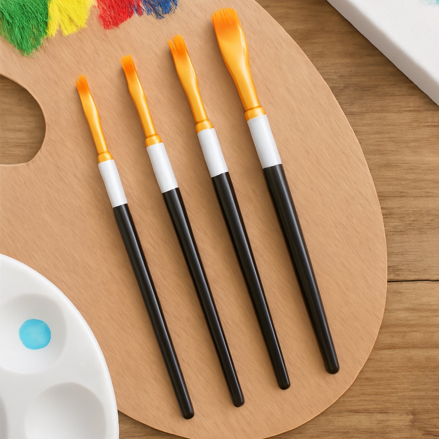 Premium Paint Brushes, Watercolor Acrylic Paint Brushes (4 Pcs Set) Premium Paint Brushes, Watercolor Acrylic Paint Brushes (4 Pcs Set)